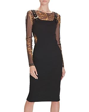 Versace Jeans Couture Costina Illusion Bodycon Dress