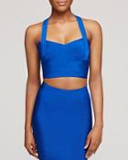Wow Couture Cropped Bandage Sleeveless Top