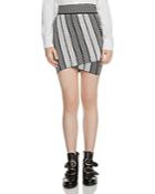 Maje Jessy Knit Mini Skirt