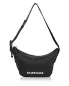 Balenciaga Wheel Small Recycled Sport Nylon Shoulder Bag