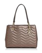 Kate Spade New York Reese Park Small Courtnee Metallic Leather Shoulder Bag