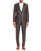 Canali Firenze Plaid Touch Regular Fit Suit