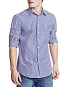 Thomas Pink Fradelle Stripe Classic Fit Button Down Shirt