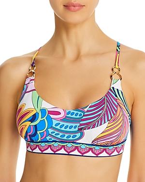 Trina Turk Paradise Plume Bralette Bikini Top