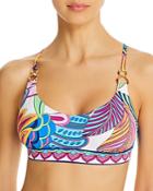 Trina Turk Paradise Plume Bralette Bikini Top