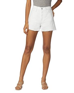 Hudson Lori Cutoff Denim Shorts In Dest White