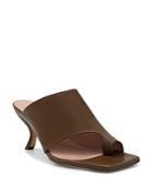 Ilio Smeraldo X Jiyoung Kim Women's Leather Toe Ring Mules