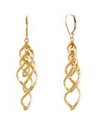 Bloomingdale's Twisted Dangle Drop Earrings In 14k Yellow Gold - 100% Exclusive