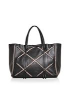 Callista Iconic Cross Leather Tote