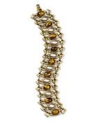 House Of Harlow 1960 Lady Of Grace Chain Bracelet