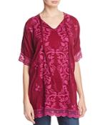 Johnny Was Montak Embroidered Tunic