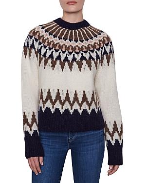 Frame Fair Isle Crew Sweater