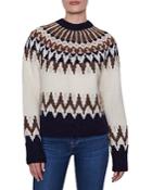 Frame Fair Isle Crew Sweater