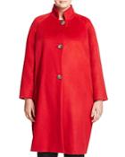 Marina Rinaldi Oriana Stand Collar Coat