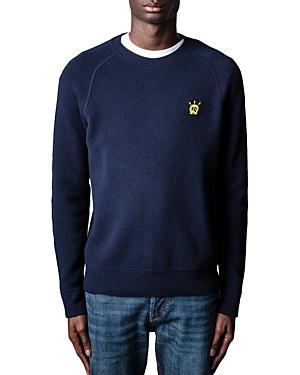 Zadig & Voltaire Thomas Merino Crewneck Logo Sweater
