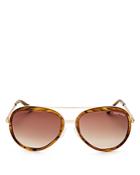 Tom Ford Andy Round Combo Sunglasses, 58mm