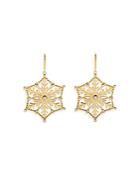 Capucine De Wulf Snowflake Drop Earrings