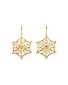 Capucine De Wulf Snowflake Drop Earrings