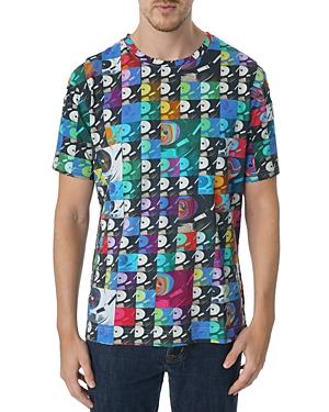 Robert Graham Music Print Crewneck Tee