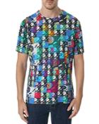 Robert Graham Music Print Crewneck Tee