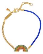 Kurt Geiger London Pave Rainbow Mixed Flex Bracelet