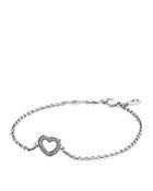 Pandora Bracelet - Sterling Silver & Cubic Zirconia Symbol Of Love