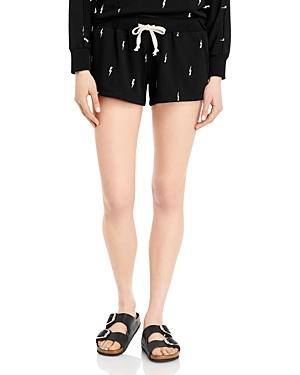 Theo & Spence Lightning Bolt Drawstring Shorts
