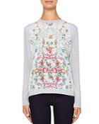 Ted Baker Fareeda Woven-front Patchwork Sweater