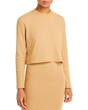 French Connection Tommy Ribbed Crop Top
