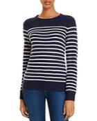C By Bloomingdale's Cashmere Striped Sweater - 100% Exclusive
