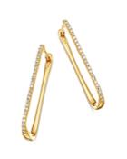 Moon & Meadow Diamond Square Hoop Earrings In 14k Yellow Gold, 0.26 Ct. T.w. - 100% Exclusive