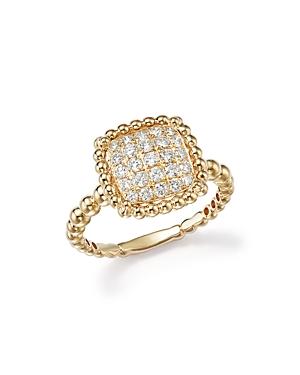 Diamond Beaded Statement Ring In 14k Yellow Gold, .50 Ct. T.w. - 100% Exclusive