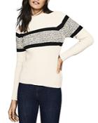 Reiss Alanna Crewneck Striped Sweater