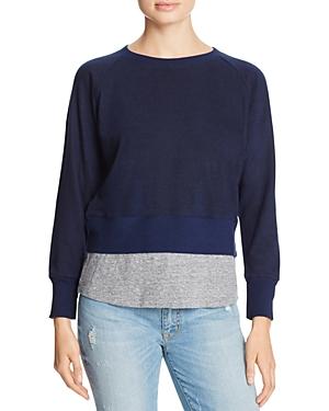 Monrow Double Layer Raglan Sweater