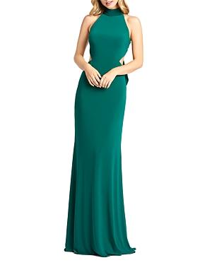 Mac Duggal Halter Neck Long Dress