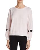 Monrow Star Embroidered Sweatshirt - 100% Exclusive