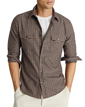 Reiss Buck Check Regular Fit Overshirt