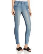Levi's 721 High Rise Patched Skinny Jeans In Indigo Undone