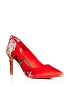 Ted Baker Women's Court Floral Pointed-toe Pumps