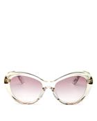 Oliver Peoples Women's Butterfly Sunglasses, 55mm