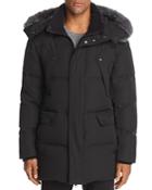 Andrew Marc Belmont Fox Fur Trimmed Quilted Parka