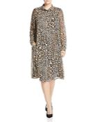 Marina Rinaldi Danae Leopard-print Dress