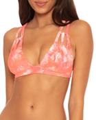 Becca By Rebecca Virtue Crystal Tie Dye Bikini Top