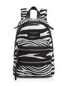 Marc Jacobs Zebra Print Biker Mini Backpack