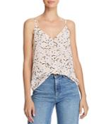 Equipment Ines Floral-silk Camisole Top