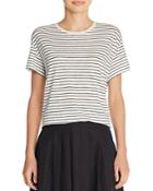 Vince Relaxed Drop Shoulder Stripe Tee