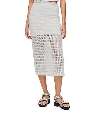 Allsaints Rosalie Mesh Midi Skirt