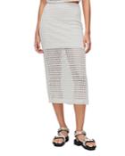 Allsaints Rosalie Mesh Midi Skirt