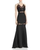 Nicole Bakti Lace Inset Gown