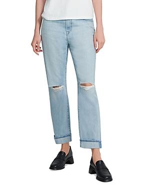 J Brand Tate Ripped Jeans In Statis Destruct